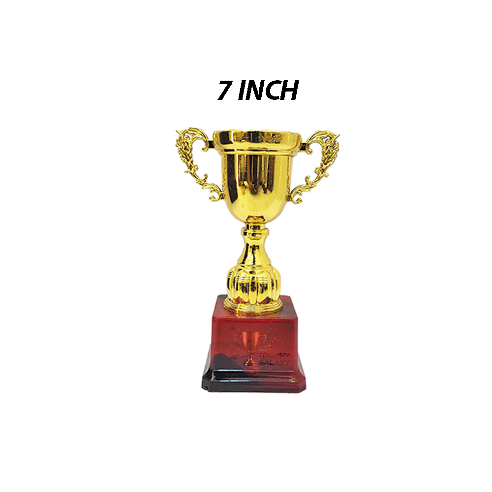 Trophy Galaxy 7 Inch Golden Cup Trophy, crafted to symbolize achievement and success