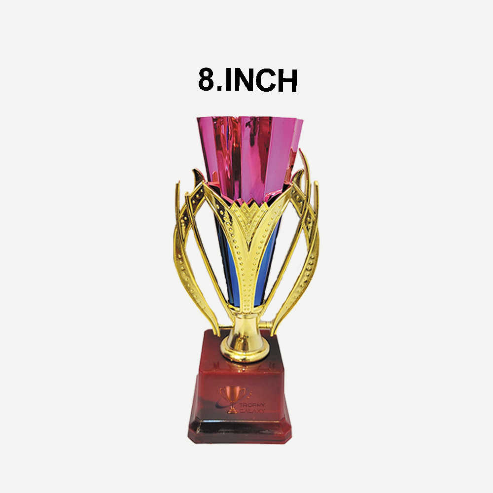 Trophy Galaxy 8 Inch Colorful Award Trophy – Premium Prize for Competitions, Sports & Events