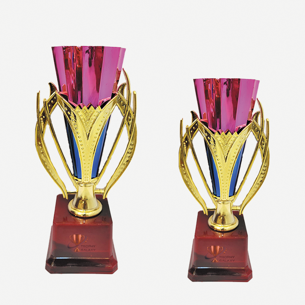 Trophy Galaxy 8 & 8.5 Inch Colorful Trophy Set – Premium Awards for Sports, Competitions & Events