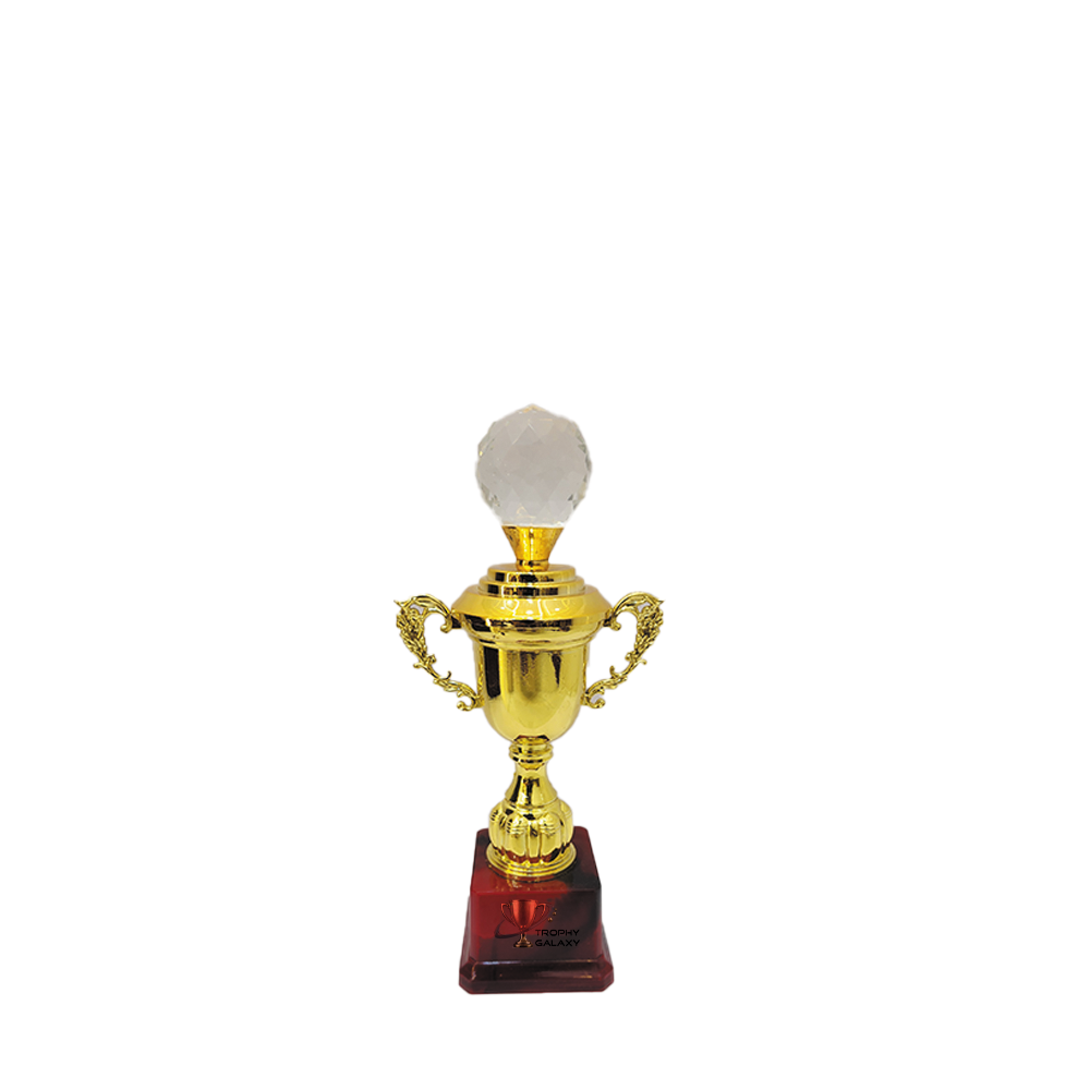 Trophy Galaxy 9-Inch Premium Golden Trophy with Crystal Top – a perfect blend of elegance and prestige