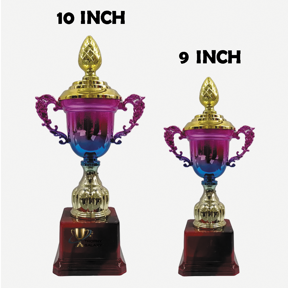 Trophy Galaxy 9 & 10 Inch Premium Cup Trophy – Elegant Award for Sports, Competitions & Corporate Events