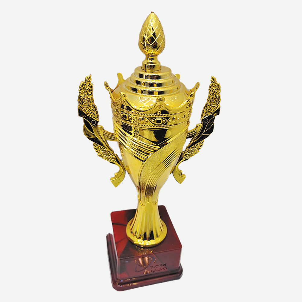 Trophy Galaxy Golden Cup Trophy – Premium Award Cup (15.5, 13.5 & 11.5 Inches) for Sports, Competitions & Corporate Events