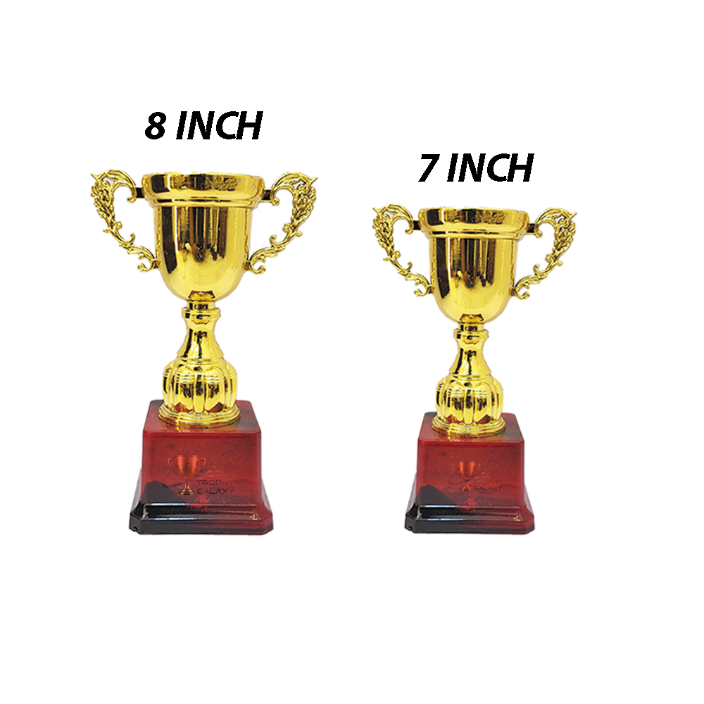 Trophy Galaxy Golden Cup Trophy collection, available in 7 Inch & 8 Inch sizes