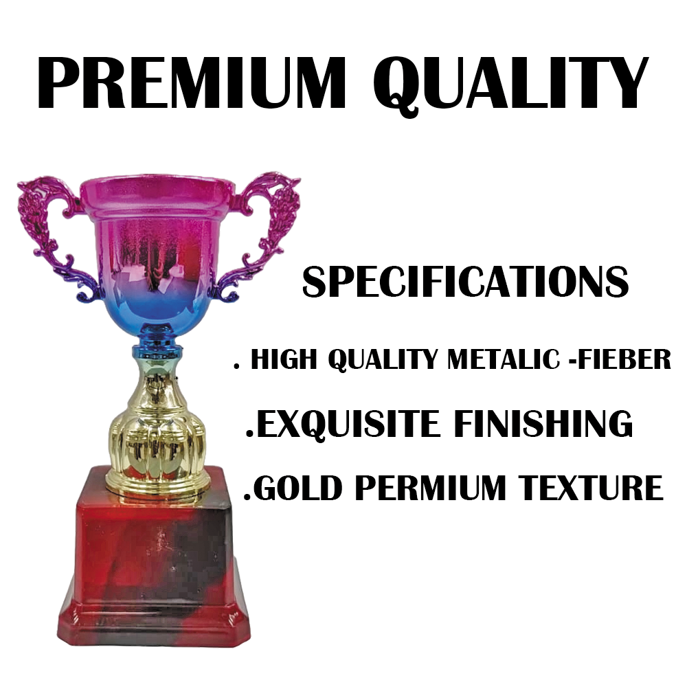 Trophy Galaxy Premium Cup Trophy Set – 9 Inch, 8 Inch & 7 Inch  1st, 2nd & 3rd Prize Awards