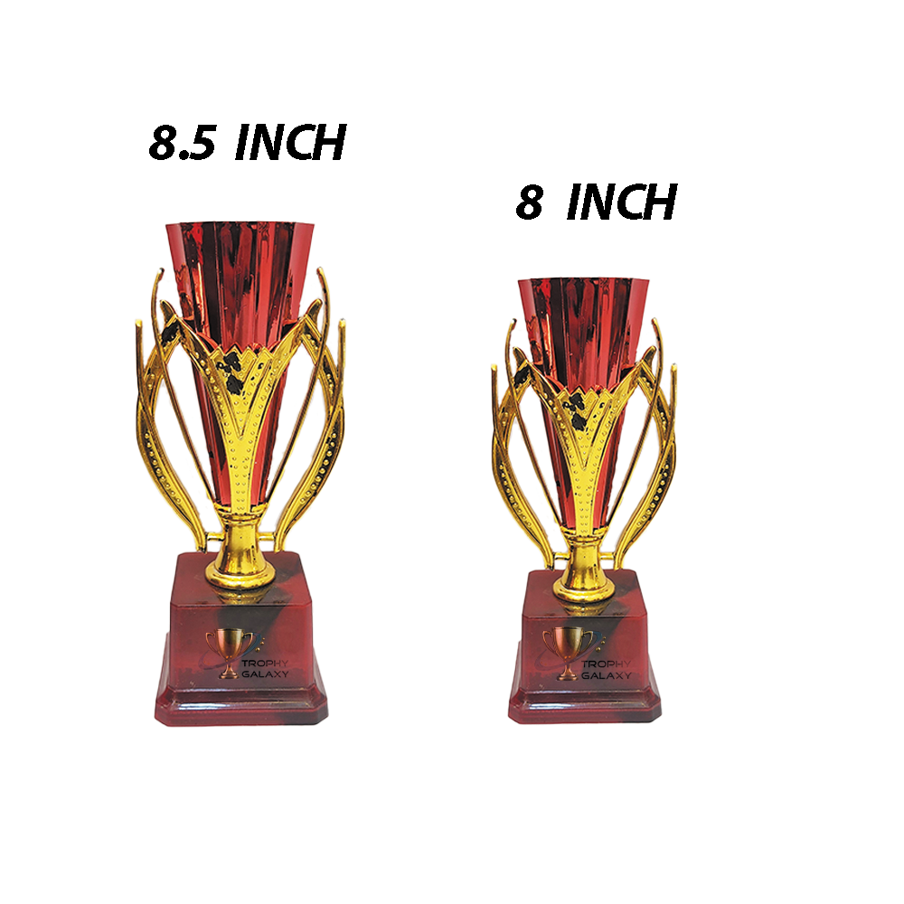 Trophy Galaxy Red Cone Trophy, designed to celebrate excellence and achievement in style.