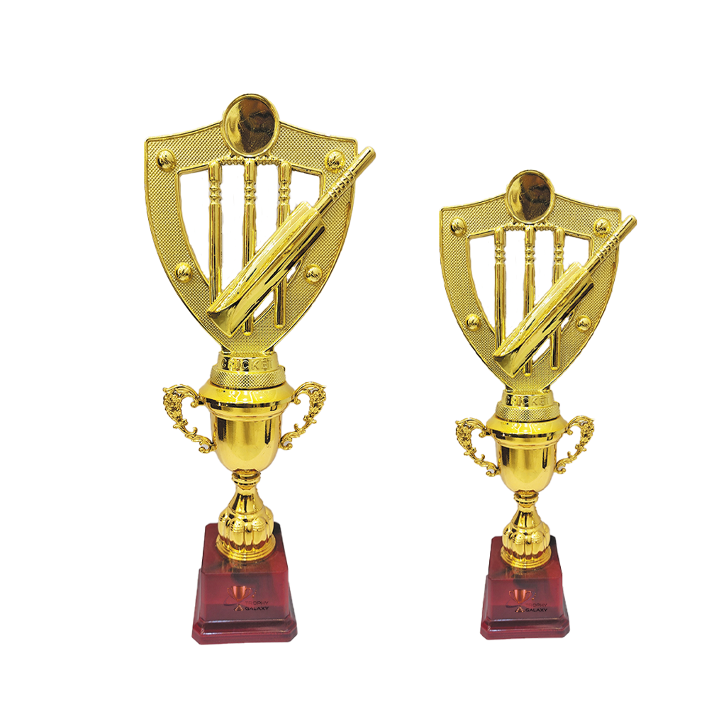 Trophy Galaxy Stump Cricket Trophy, available in 13-inch and 14-inch sizes