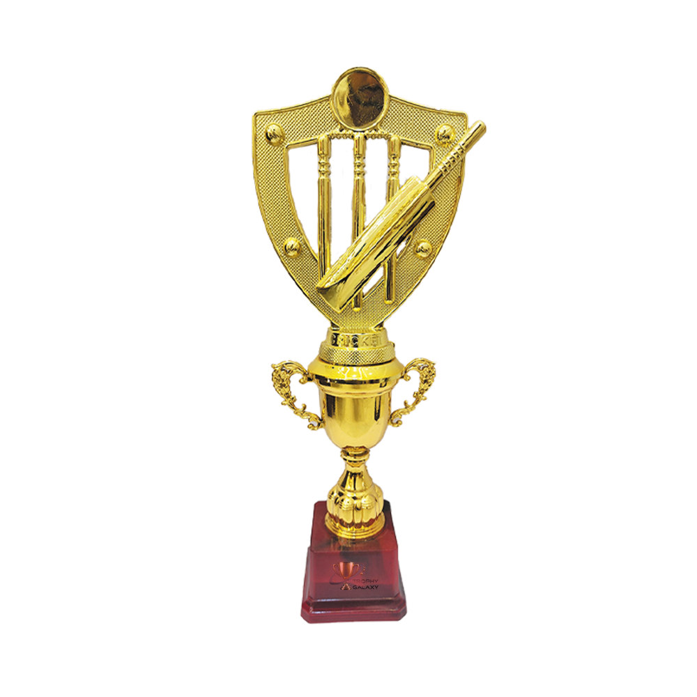 Trophy Galaxy Stump Cricket Trophy, available in 13-inch and 14-inch sizes