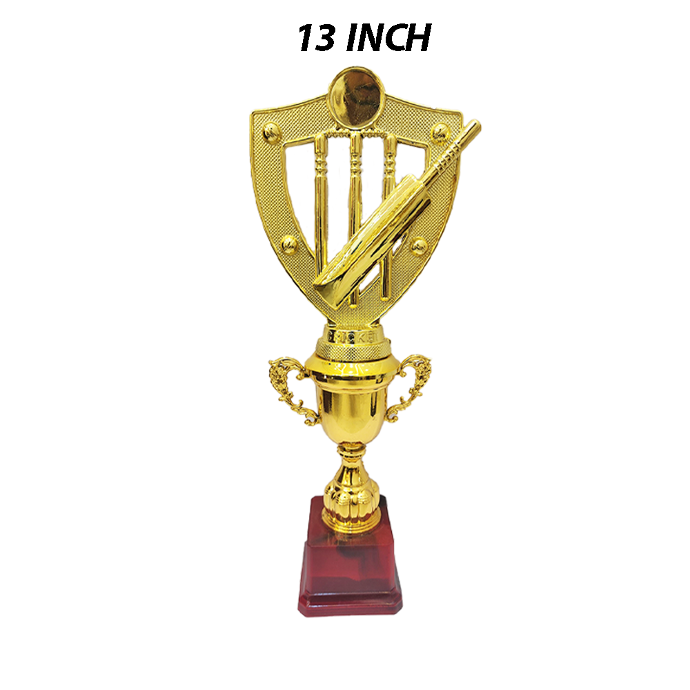 Trophy Galaxy Stump Cricket Trophy, available in 13-inch and 14-inch sizes
